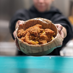 CESTO DI POLLO FRITTO